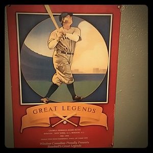 Vintage Babe Ruth Porcelain Basebal Great